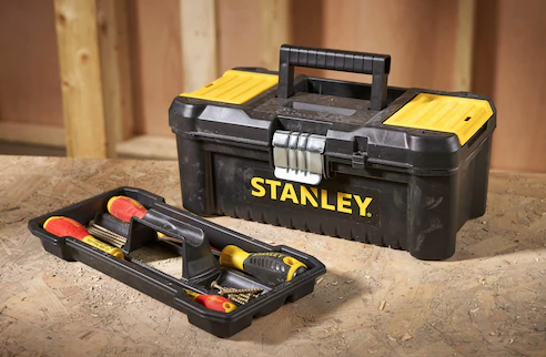 Skrzynka narzędziowa ESSENTIAL 12,5 cala z metalowym zatrzaskiem na narzędzia | STST1-75515