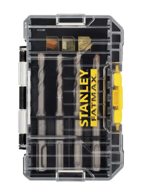 Zestaw wierteł SDS+ 110 mm, 8 sztuk do betonu i profesjonalnych prac budowlanych | STA88555-XJ