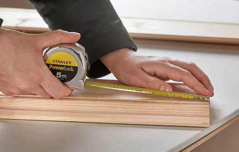 Miara zwijana Mikropowerlock 5 m x 19 mm do precyzyjnego mierzenia w domu i warsztacie | 0-33-552