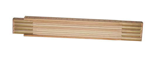 Miara składana drewniana 2 m do dokładnego mierzenia w pracach stolarskich i budowlanych | 0-35-455