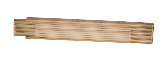 Miara składana drewniana 2 m do dokładnego mierzenia w pracach stolarskich i budowlanych | 0-35-455