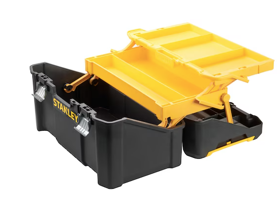 Skrzynka narzędziowa 19" wielopoziomowa do przechowywania narzędzi i akcesoriów w warsztacie | STST83397-1