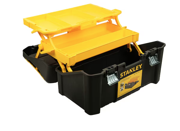 Skrzynka narzędziowa 19" wielopoziomowa do przechowywania narzędzi i akcesoriów w warsztacie | STST83397-1