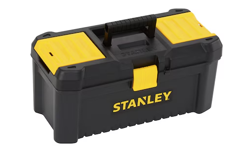 Skrzynka narzędziowa ESSENTIAL 16" z plastikowym zatrzaskiem do przechowywania narzędzi | STST1-75517