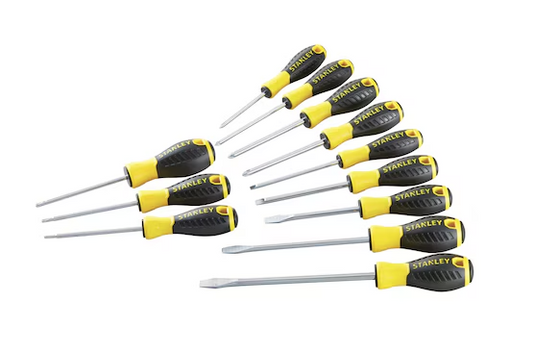 Zestaw 12 wkrętaków Stanley Essential do precyzyjnych prac i napraw w domu i warsztacie | STHT0-60212