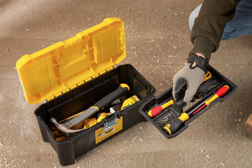 Skrzynka narzędziowa ESSENTIAL 16" z organizerem do przechowywania narzędzi i akcesoriów | STST75785-1