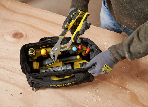 Torba narzędziowa 12" do przenoszenia i przechowywania narzędzi w domu i warsztacie | 1-93-330