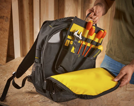 Mały plecak Stanley do przenoszenia narzędzi i akcesoriów w domu i na budowie | STST1-72335