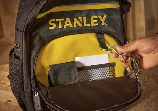 Mały plecak Stanley do przenoszenia narzędzi i akcesoriów w domu i na budowie | STST1-72335
