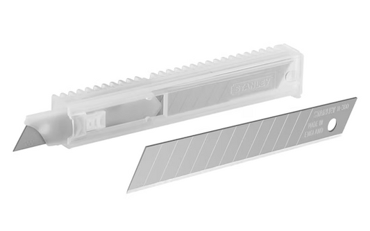 Ostrza łamane 9 mm, zestaw 10 opakowań po 10 sztuk do noży | 1-11-300