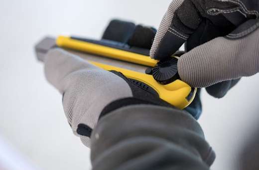 Nóż łamany 25 mm do papieru, kartonu i materiałów | 1-10-425