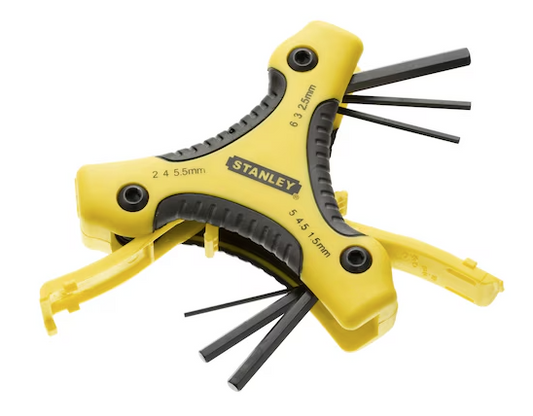 Zestaw kluczy HEX 9 szt. 1,5–6 mm ułatwiający precyzyjne wkręcanie i montaż | 0-95-935