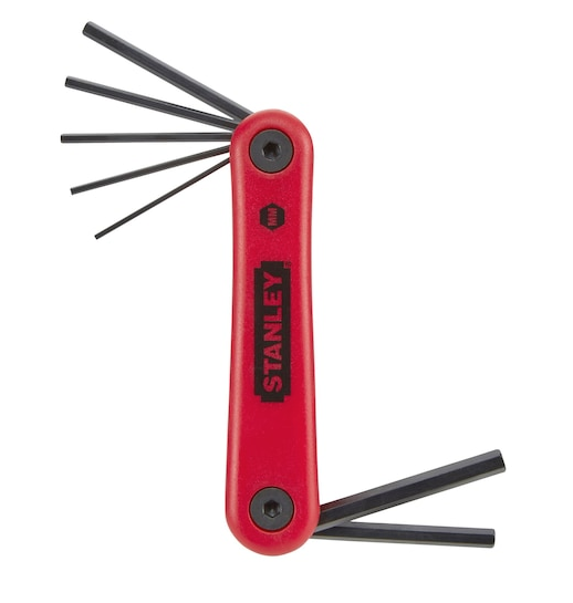 Zestaw kluczy imbusowych HEX 7 szt. 1,5–6 mm ułatwiający precyzyjne wkręcanie i montaż | 4-69-261