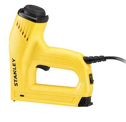 Zszywacz elektryczny Stanley HD ułatwiający szybkie i precyzyjne mocowanie materiałów | 6-TRE550
