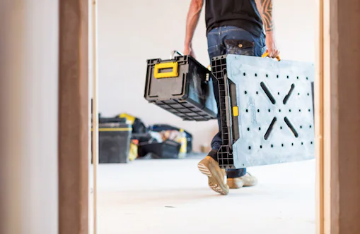 Stół składany FatMax Express ułatwiający szybkie rozkładanie i wygodne prace warsztatowe | FMST1-75672