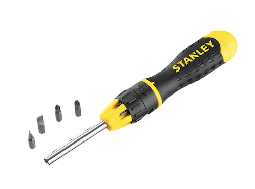 Wkrętak Multibit 10-końcówkowy z grzechotką ułatwiający szybkie i precyzyjne wkręcanie | 0-68-010