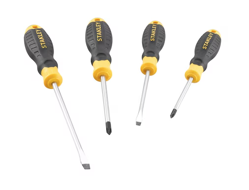 Zestaw 4 wkrętaków PH/PZ Cushion Grip do precyzyjnego montażu i pracy z narzędziami | STHT16169-0