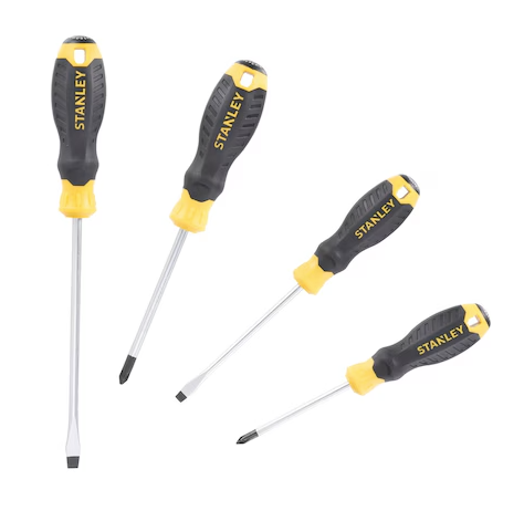 Zestaw 4 wkrętaków PH/PZ Cushion Grip do precyzyjnego montażu i pracy z narzędziami | STHT16169-0