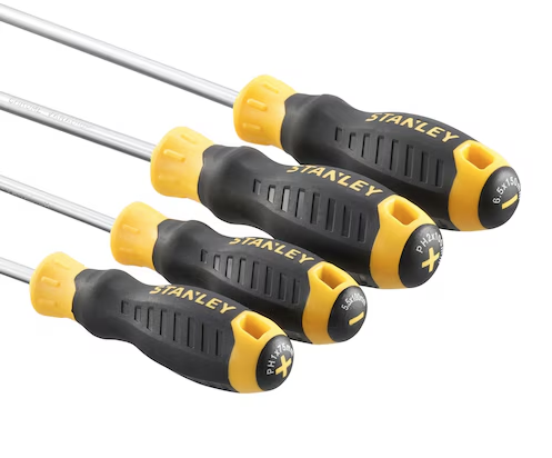 Zestaw 4 wkrętaków PH/PZ Cushion Grip do precyzyjnego montażu i pracy z narzędziami | STHT16169-0