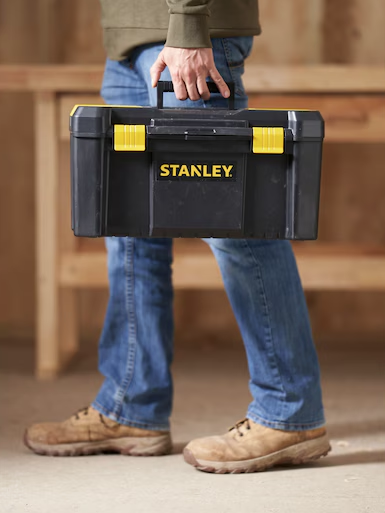 Skrzynka narzędziowa ESSENTIAL 19 cali, kompaktowa i wytrzymała do przechowywania narzędzi | STST1-75520