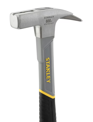 Młotek ciesielski 600 g LATT z włókna szklanego, gładki i polerowany do prac stolarskich | STHT0-51311