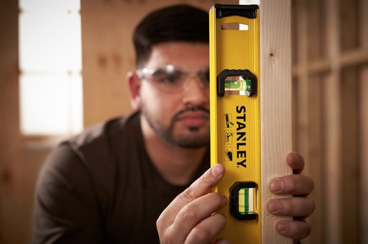 Poziomica I-BEAM 30 cm, precyzyjna i wytrzymała do prac budowlanych i stolarskich | 0-42-072