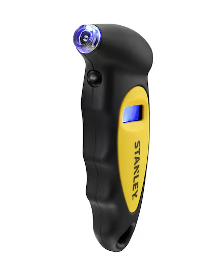 Cyfrowy miernik ciśnienia w oponach, precyzyjny i łatwy w użyciu do samochodu i roweru | STHT80874-0