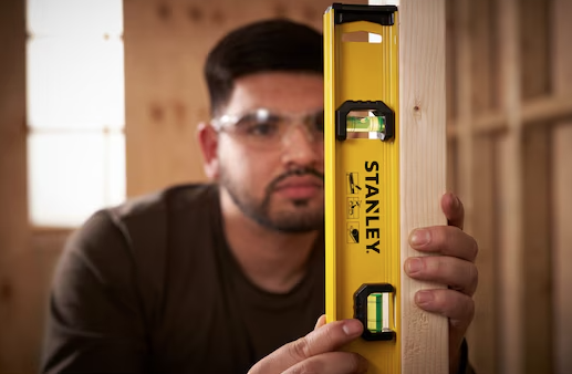 Poziomica I-BEAM 45 cm, precyzyjna i wytrzymała do prac budowlanych i remontowych | 0-42-073