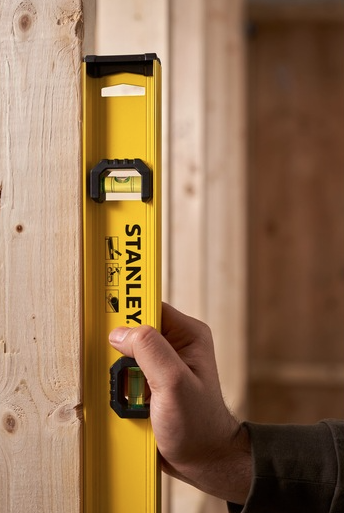 Poziomica I-BEAM 45 cm, precyzyjna i wytrzymała do prac budowlanych i remontowych | 0-42-073