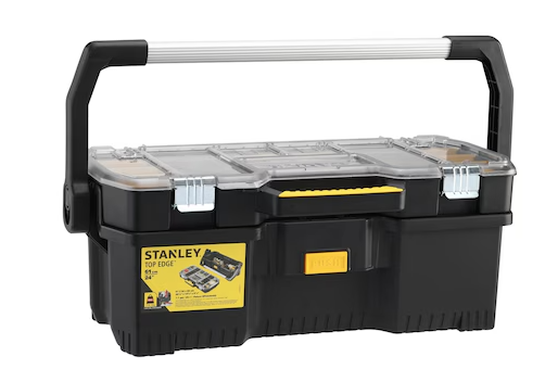 Skrzynka narzędziowa 24 cali z organizerem, praktyczna i wytrzymała do przechowywania narzędzi | 1-97-514