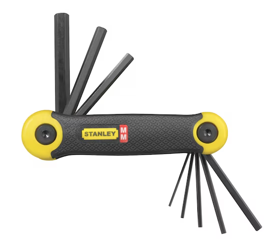 Zestaw 8 kluczy imbusowych 1,5-8 mm, wytrzymały i precyzyjny do różnych prac naprawczych | 2-69-264