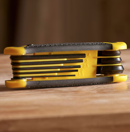 Zestaw 8 kluczy imbusowych 1,5-8 mm, wytrzymały i precyzyjny do różnych prac naprawczych | 2-69-264