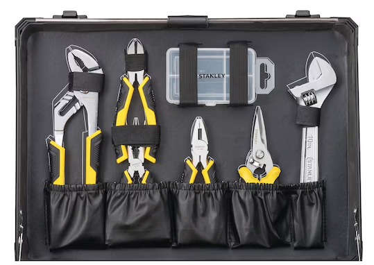 Zestaw narzędzi Stanley 142 sztuki, kompletny i wytrzymały do pracy w warsztacie i domu | STMT98109-1