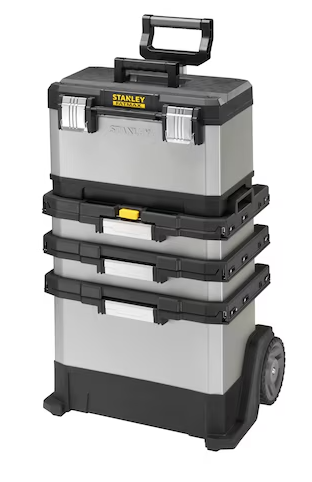 Ruchomy warsztat Stanley FatMax metalowo-plastikowy na narzędzia z kółkami | 1-95-622