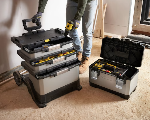 Ruchomy warsztat Stanley FatMax metalowo-plastikowy na narzędzia z kółkami | 1-95-622