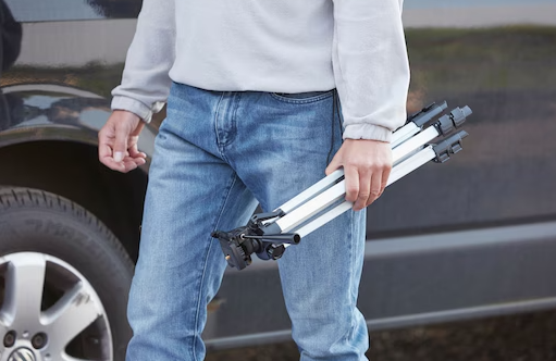 Statyw do lasera z regulowaną głowicą do precyzyjnego poziomowania i montażu | 1-77-201