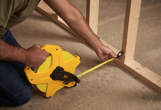 Miara POWERWINDER 100 m do precyzyjnego mierzenia na budowie i w warsztacie | 2-34-777