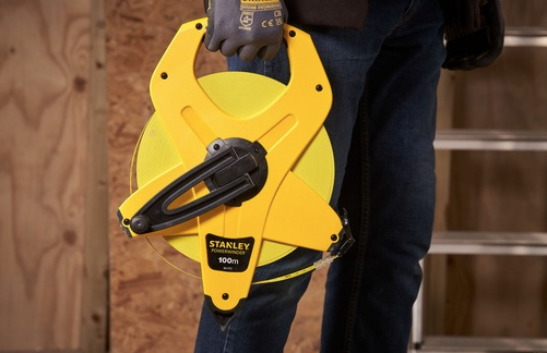 Miara POWERWINDER 100 m do precyzyjnego mierzenia na budowie i w warsztacie | 2-34-777