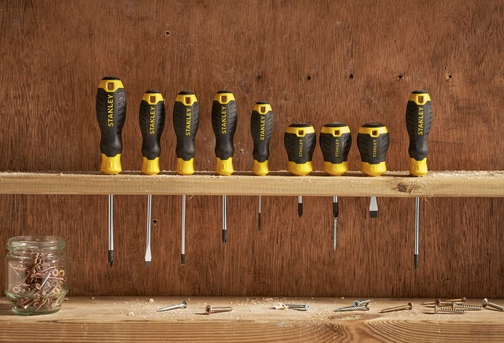 Zestaw wkrętaków Cushion Grip 8-elementowy do precyzyjnego wkręcania w domu i warsztacie | STHT16167-0
