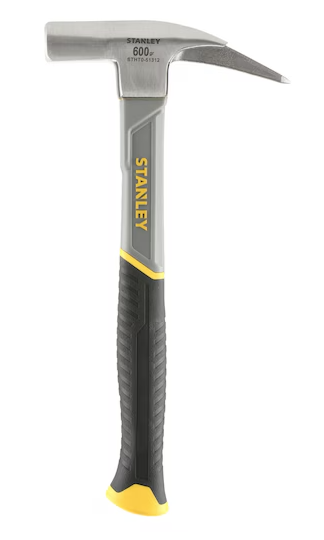 Młotek ciesielski 600 g z włókna szklanego LATT, chropowata rękojeść do pracy w warsztacie | STHT0-51312