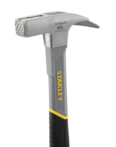 Młotek ciesielski 600 g z włókna szklanego LATT, chropowata rękojeść do pracy w warsztacie | STHT0-51312