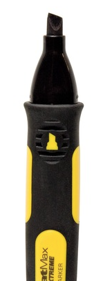 Marker FatMax XL czarny ścięty, trwały do pisania i znakowania, opakowanie 2 sztuki | 0-47-314