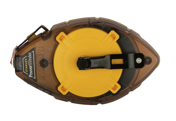 Sznur traserski PowerWinder 30 m, zestaw do precyzyjnego trasowania w domu i na budowie | 0-47-465