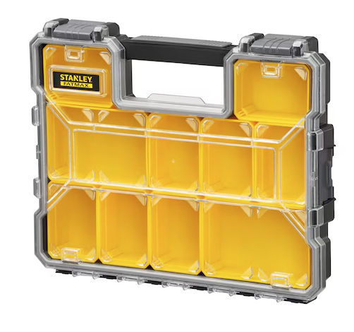 Organizer FatMax Pro niski, wodoodporny, wykonany z trwałego tworzywa, idealny na narzędzia | 1-97-519