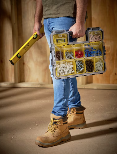 Organizer FatMax Pro niski, wodoodporny, wykonany z trwałego tworzywa, idealny na narzędzia | 1-97-519