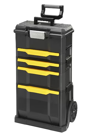 Ruchomy warsztat 3-segmentowy, mobilny i pojemny, idealny do narzędzi w garażu i warsztacie | 1-79-206