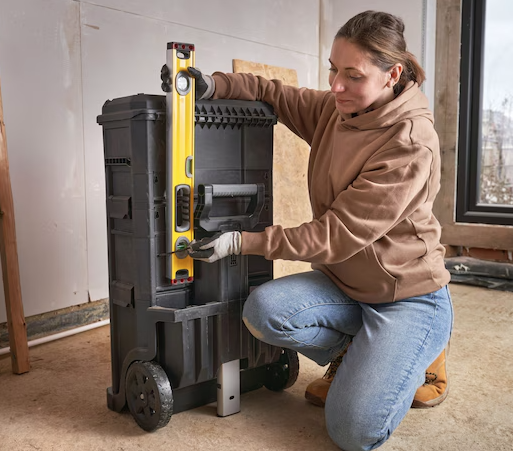 Ruchomy warsztat 3-segmentowy, mobilny i pojemny, idealny do narzędzi w garażu i warsztacie | 1-79-206