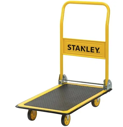 Wózek stalowy z platformą, udźwig 150 kg, wytrzymały i praktyczny do transportu towarów | SXWT-PC527