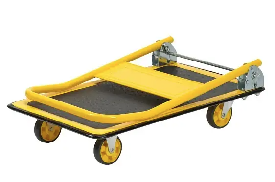 Wózek stalowy z platformą, udźwig 150 kg, wytrzymały i praktyczny do transportu towarów | SXWT-PC527