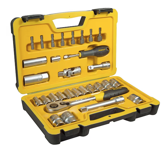 Zestaw nasadek 1/2" 30 elementów, kompletny i praktyczny do warsztatu i prac domowych | STHT0-73929